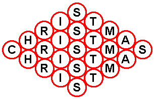 Christmas rhombus
