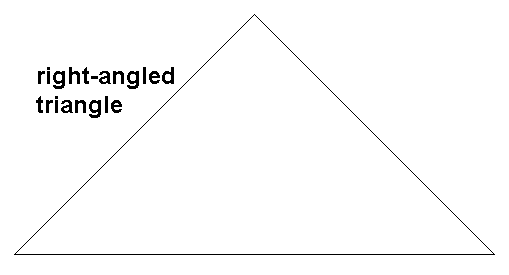 right-angled triangle